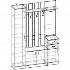 Стенка для прихожей Горизонт | фото 4