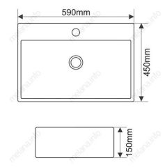 Раковина MELANA MLN-7295 | фото 2