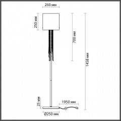 Торшер Odeon Light Nicole 4890/1F | фото 4