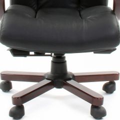 Кресло для руководителя Chairman 421 черный/орех темный, черный | фото 4