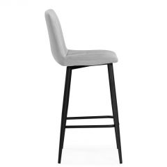 Барный стул Дани светло-серый 52 / черный | фото 4